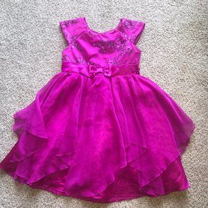 Jona Michelle Size 10 Girls Dress Fuscia